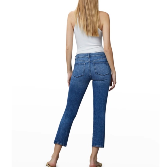 NWT $189 DL1961 Premium Denim Mara Instasculpt Mid-Rise Ankle Straight Jeans 26 - Picture 4 of 5